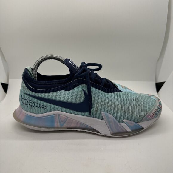 Nike Court React Vapor NXT Glacier Blue Running Shoes CV0742-402 Women's Size 8 - Picture 2 of 16
